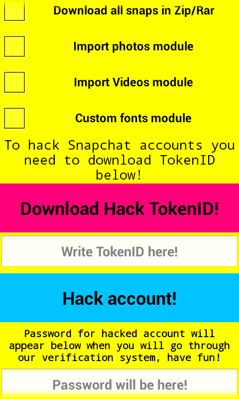 hacked snapchat apk android download